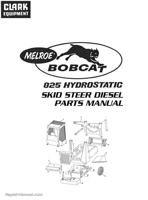 825 bobcat skid steer parts catalog images|bobcat 825 for sale.